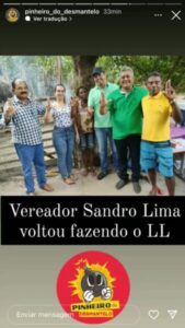 DESESPERO: Luciano Genésio continua usando o pobre do Ouvidor do Município para propagar Fake News dos adversários em Pinheiro