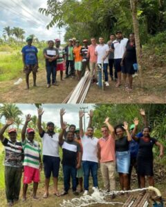 Quinzinho realiza entrega de bomba e tubulação para moradores do Povoado São Domingos zona rural de Peri-Mirim