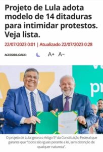 Venezualização: Lula, Dino e Maduro, a imagem do Brasil às portas de uma unificação ditatorial…