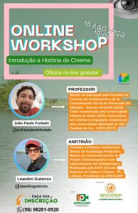 APROCINPI – Associação dos Produtores e Cineastas oferece Oficina Online Gratuita em Pinheiro