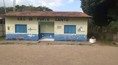 Pacientes vão à unidade de saúde e encontram portão fechado na comunidade de Porto Santos em Turiaçu