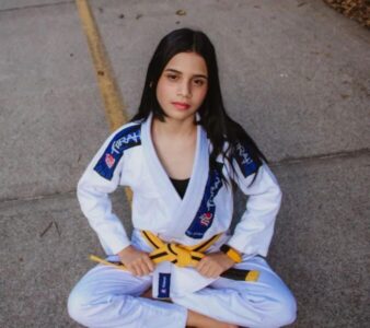 A jovem Pinheirense Maria Rosa é campeã no Circuito Maranhense de cidades do Jiu Jitsu em Santa Inês