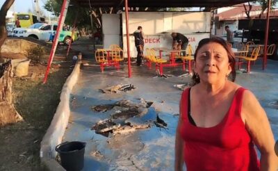 Veja no vídeo: Em plena comemoração de São Luís, lanchonete com mais de 40 anos sendo destruída…