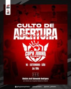 Neste sábado(16), tem abertura da Copa Juban no Ginásio José Raimundo Rodrigues em Pinheiro
