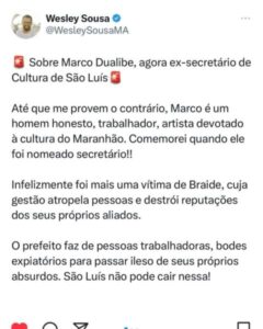 Queda de secretário expõem fragilidade de Braide…