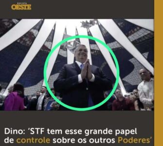 Sem povo, na presença da Elite, Flávio Dino sendo elevado à categoria de semideus do Olimpo Supremo…