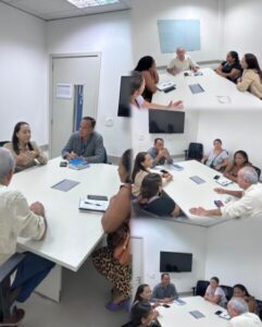 Vereadora Concita Pinto reúne-se com equipe da Equatorial