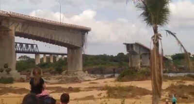 PRF e DNIT divulgam desvios após interdição de ponte no Rio Tocantins