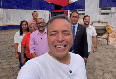 Fred e Fernando Feitosa vistoriam reforma de creche no Maiobão