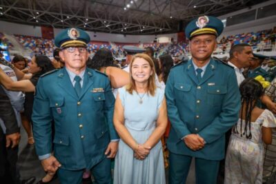 Iracema Vale destaca reconhecimento ao trabalho da PM e Corpo de Bombeiros durante ato de promoção de militares