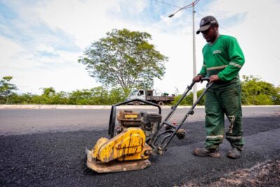 Operação tapa-buraco: Prefeitura de Timon inicia trabalho em mais de 30 vias da cidade