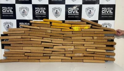 POLÍCIA CIVIL DO MARANHÃO APREENDE 75 TABLETES DE MACONHA EM SÃO LUÍS