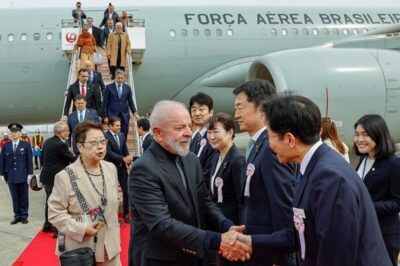 RELAÇÕES EXTERIORES “Parceria histórica que se fortalece”, diz Lula, na chegada ao Japão