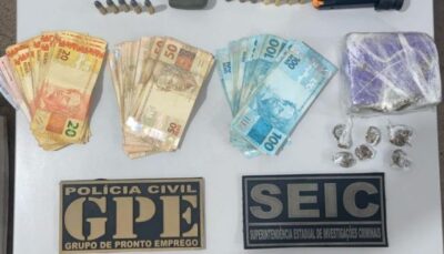 Operação de repressão ao tráfico de drogas prende 08 pessoas na cidade de Senador La Rocque