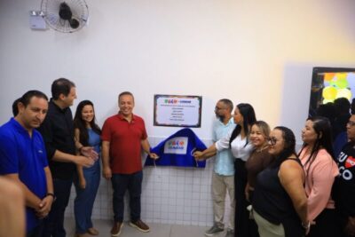 Paço do Lumiar: Prefeito Fred Campos entrega escola de tempo integral no Vassoural construída do zero em menos de seis meses de gestão.