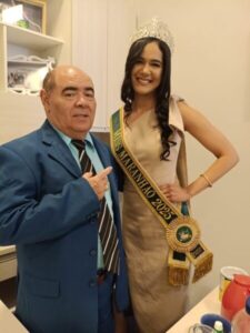 Beatriz Medrado visita vereador Astro de Ogum e reforça compromisso com a cultura maranhense rumo ao Miss Brasil