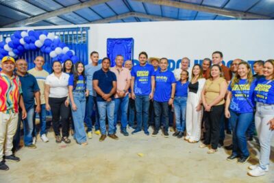 Juscelino Filho é recebido com festa em São Raimundo das Mangabeiras