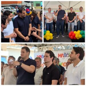 Juscelino Filho, que havia declarado apoio a Camarão, já mais próximo de Orleans