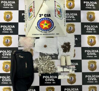 POLÍCIA CIVIL DESMONTA “BOCA DE FUMO” EM ITINGA DO MARANHÃO