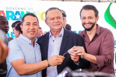 Prefeito André da Ralpnet recebe nova ambulância para reforçar a saúde pública de Pinheiro