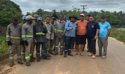 Após com apoio de Larissa DP e Pará Figueiredo, Carlos Figueiredo anuncia início da recuperação da estrada de Enseada dos Bezerros, em São João Batista