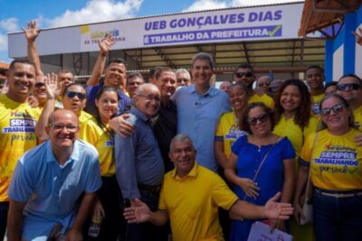 Vereador Marquinhos celebra entrega da nova UEB Gonçalves Dias e reforça compromisso com a população do Turu
