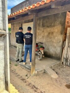 NA ZONA RURAL DE ITINGA DO MARANHÃO, POLÍCIA CIVIL RECUPERA MOTOCICLETA FURTADA NO PARÁ