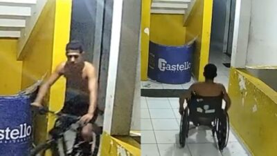 Homem finge deficiência e foge com bicicleta de luxo
