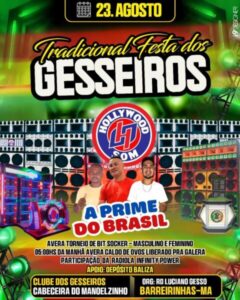 📢 Vem aí a Tradicional Festa dos Gesseiros! 🎉