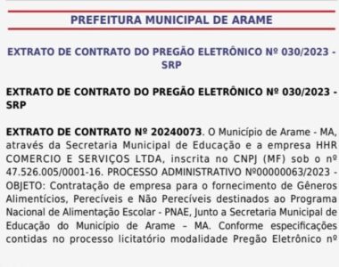 FEUDO?! Família Guterres Ribeiro faturou 36 milhões em contratos em Arame-MA