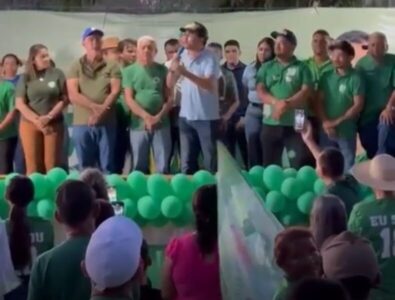 Em São Miguel, governador Wanderley reclama de fracasso em evento em Itaguatins