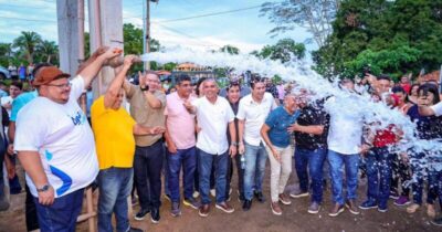 Blog Do Ribinha: Água de Beber: Só em janeiro, a prefeitura entregou mais de 10 sistemas de abastecimento de água na zona rural de Timon