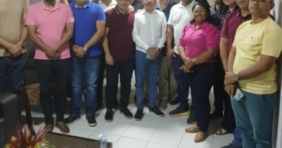 Blog Do Ribinha: Em visita aos vereadores, secretário Orleans Brandão destaca a importância do Legislativo Timonense