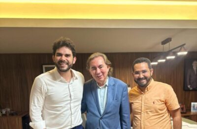 Blog Do Ribinha: Fidel Castro tem encontro produtivo com ex-ministro João Henrique e Deputado Marcos Vinicius Kalume, do Piau