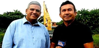 FÁBIO HOLANDA,  prefeito de JOÃO LISBOA, em entrevista, fala da importante obra de limpeza e revitalização do açude da rua da Mangueira