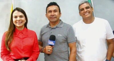 JANAINA, deputada estadual e FÁBIO HOLANDA, prefeito de João Lisboa, anunciaram a  pavimentação de 1 KM de bloqueteamento
