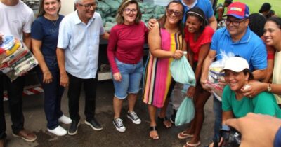 Com ação solidária, Eudes Barros distribui alimentos à população durante a Semana Santa em Raposa
