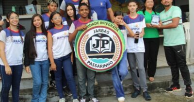 Estudantes da rede municipal de Raposa lançam foguetes na Olimpíada Brasileira de Foguetes