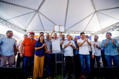 PREFEITO IVALDO RIBEIRO PARTICIPA DE ASSINATURA DE ORDEM DE SERVIÇO PARA REVITALIZAÇÃO DA BR-222.