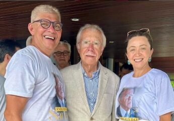 Prefeito Zé Martins participa de almoço em homenagem ao ex-presidente José Sarney