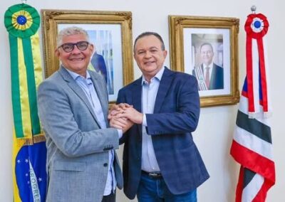 Prefeito Zé Martins se reúne com governador Carlos Brandão em São Luís