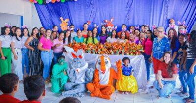 Maracaçumé: Prefeitura e Cacau Show distribuíram ovos de chocolate para crianças atendidas pelo CRAS e Serviço de Convivência.