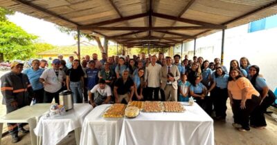 COLABORADORES DO SAAE/CAXIAS PARTICIPAM DE ATO ECUMÊNICO DE SEMANA SANTA.