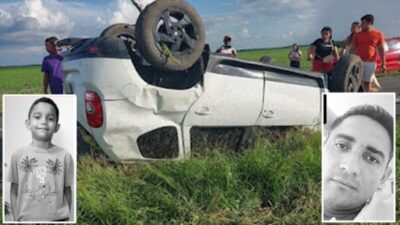 Pai e filho morrem e outros quatro ficam feridos em grave acidente entre Chapadinha e Anapurus