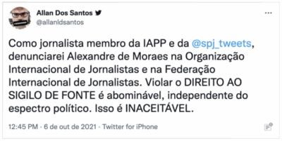 Crime de opinião? Uma gigantesca tarja preta na “liberdade de Imprensa” brasileira…