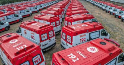 Ministério da Saúde entrega 17 ambulâncias do SAMU 192 para o Maranhão