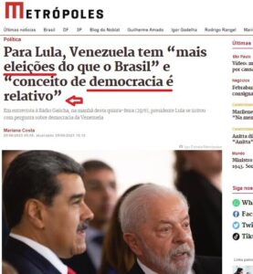Socorro, liberdade: Sobre o tal ‘aprarelhador geral da república’ que estaria preparando caminho para a Venezualização do Brasil…