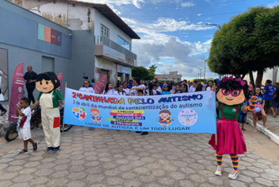 Araioses realiza a 2ª Caminhada pelo Autismo com grande participação da comunidade