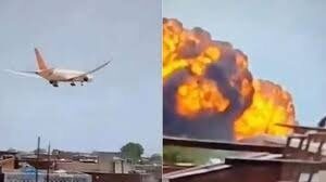 Avião com mais de 240 pessoas cai na Índia, dizem autoridades