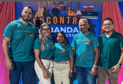 Prefeito Danilo Moraes prestigia encontro de Bandas Evangélicas em Cedral do MA